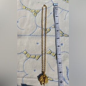 Elegant 12 K Gold Filled Golden Fleece Pendant Necklace